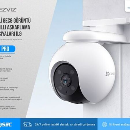 İnsan və avtomobil aşkarlayan ağıllı kamera "Ezviz H8 Pro"