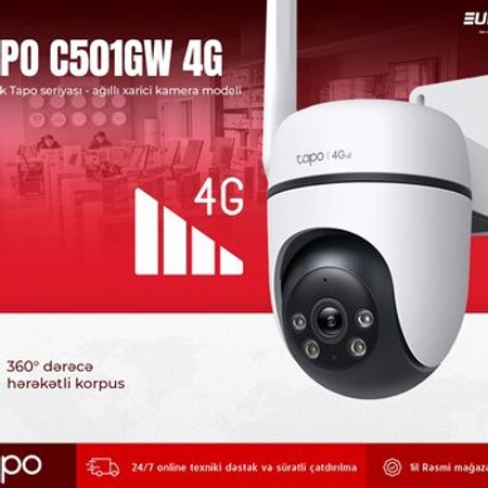 Tapo C501GW EU Outdoor Pan/Tilt 4G LTE Camera