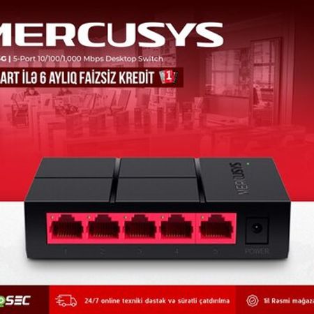 5 Port Gbe switch "MS105G EU"