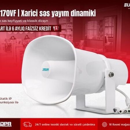 Xarici səs yayım dinamiki "DSPPA POE170VF"