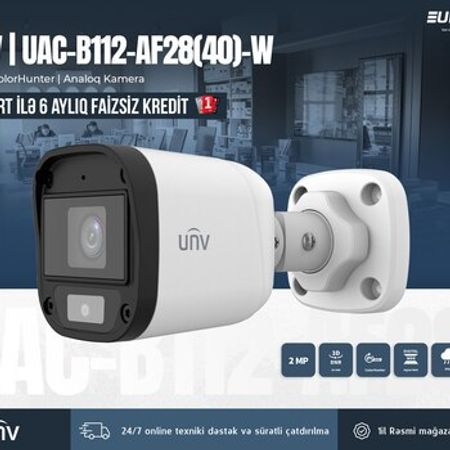 UNV xarici kamera "UAC-B112-AF28-W"