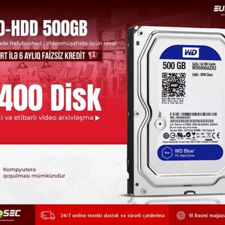 Sərt disk "HDD 500 GB WD (R)"