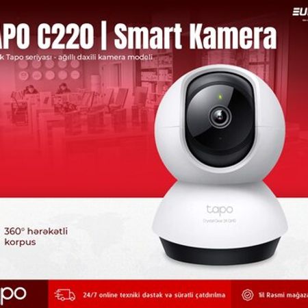 Tapo C220 EU Pan/Tilt AI Home Security Wi-Fi Camera
