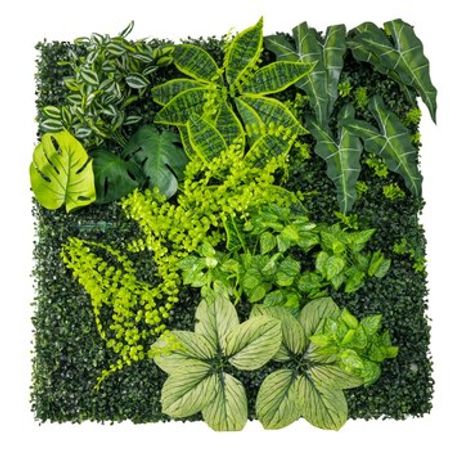 Süni yaşıllıq divar paneli 615s, plastik, 100x100 sm