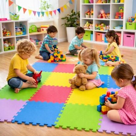 Uşaqlar üçün döşəmə-pazl , 30x30x1 sm 10 hissə – Digər – ucuztap.az