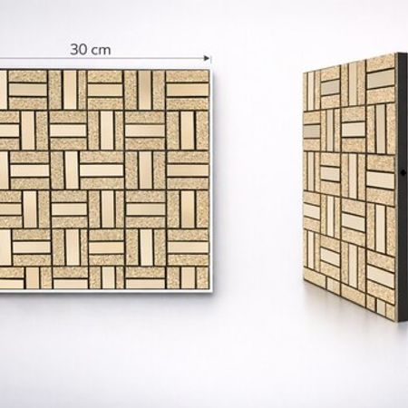 Dekorativ güzgü mozaika 107, 30x30 sm