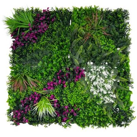 Süni yaşıllıq divar paneli 624s, plastik, 100x100 sm