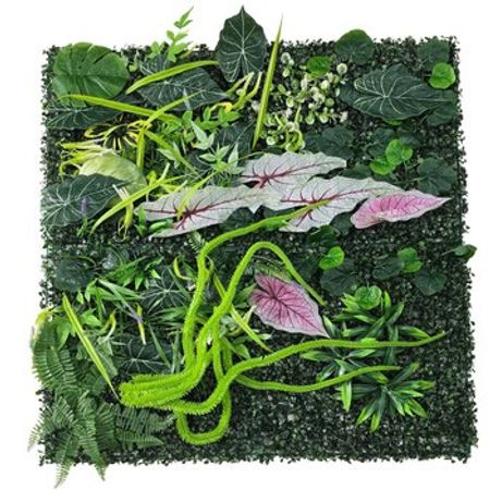 Süni yaşıllıq divar paneli 616s, plastik, 100x100 sm