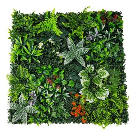 Süni yaşıllıq divar paneli 613, plastik, 100x100 sm