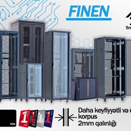 Finen rack cabinet – Şəbəkə avadanlıqları – ucuztap.az