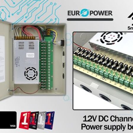 Europower 12VDC Channel power supply box – Kompüter aksesuarları – ucuztap.az