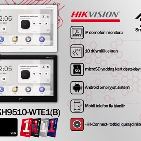 IP domofon Hikvision – Təhlükəsizlik avadanlığı – ucuztap.az