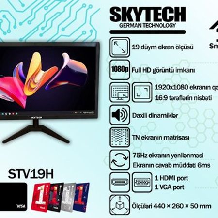 Skytech dinamikli monitor – Masaüstü kompüterlər – ucuztap.az