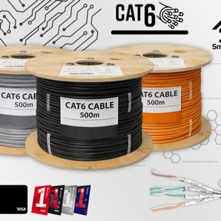 Cat6 Lan Kabel Indoor/Outdoor – Şəbəkə avadanlıqları – ucuztap.az