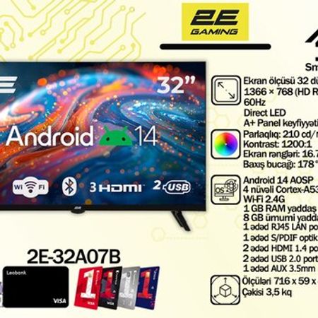 Televizor 2E Smart Android TV