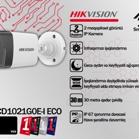 Hikvision IP 2MP – Təhlükəsizlik avadanlığı – ucuztap.az