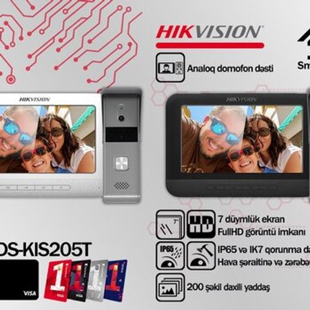 Hikvision domofon dəsti – Təhlükəsizlik avadanlığı – ucuztap.az
