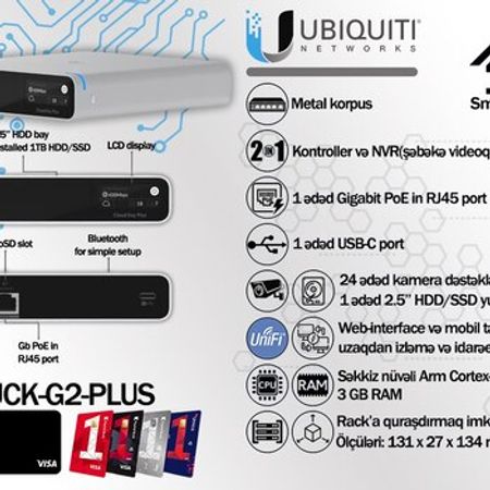 Cloud Controller Ubiquiti - Unifi – Şəbəkə avadanlıqları – ucuztap.az