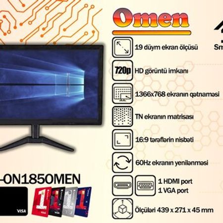 Monitor Omen – Masaüstü kompüterlər – ucuztap.az