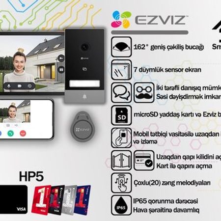 " Ezviz " IP domofon HP5