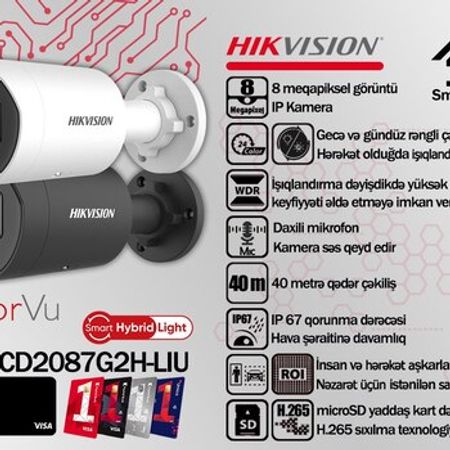 Kamera "Hikvision IP ColorVu 8MP"