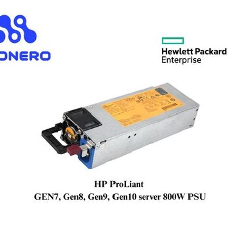 HP ProLiant GEN7, Gen8, Gen9, Gen10 server 800W PSU