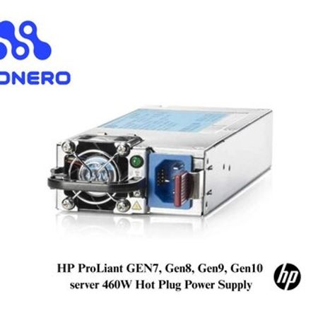 HP ProLiant GEN7, Gen8, Gen9, Gen10 server 460W Hot Plug Power Supply – Şəbəkə avadanlıqları – ucuztap.az