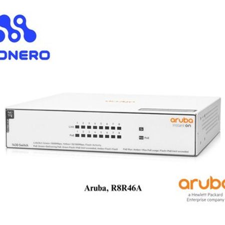 Aruba, R8R46A IOn 1430 8G 64W Sw Unmanaged PoE