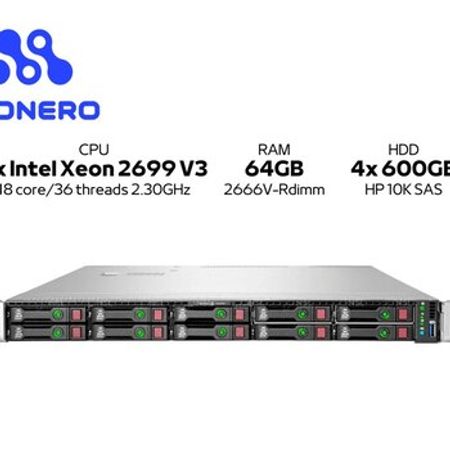Server "HP Proliant DL360 gen9 8SFF"