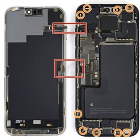 "Apple iPhone 15" batareyası