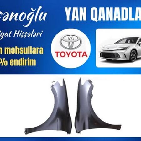 Toyota Camry 2024-2025 ön sol və sağ qanadı – Ehtiyat hissələri – ucuztap.az