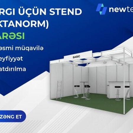 Sərgi üçün stend (Oktanorm) icarəsi – Biznes üçün avadanlıq – ucuztap.az