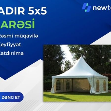 Çadır 5*5 icarəsi – Biznes üçün avadanlıq – ucuztap.az