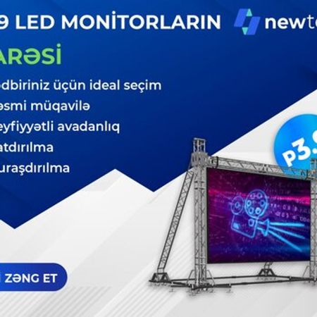 P3.9 LED monitorların icarəsi