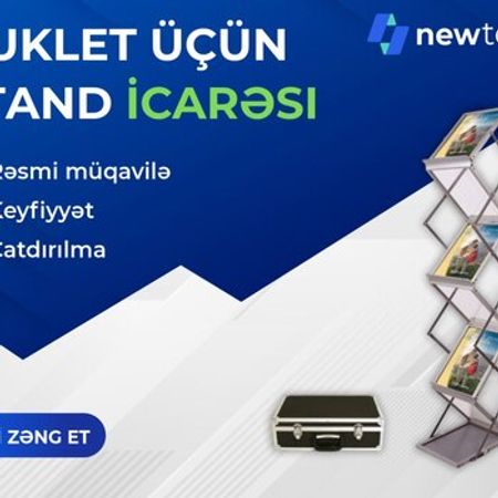 Buklet üçün stend icarəsi – Biznes üçün avadanlıq – ucuztap.az