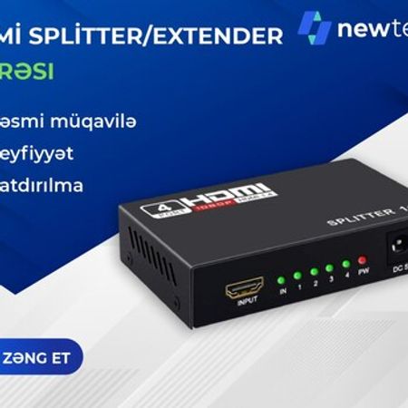 HDMİ/Splitter/Extender icarəsi – Biznes üçün avadanlıq – ucuztap.az