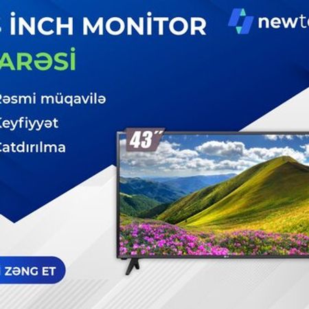 Monitor icarəsi 43 inç