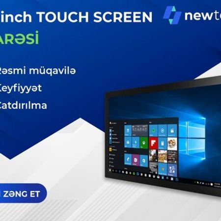 43 İNCH Touch Screen icarəsi – Biznes üçün avadanlıq – ucuztap.az