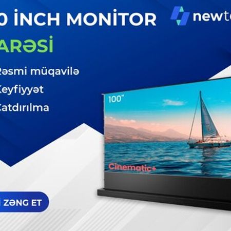 100 İNCH monitor icarəsi – Biznes üçün avadanlıq – ucuztap.az