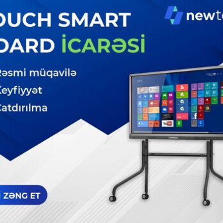Touch Smart Board icarəsi – Biznes üçün avadanlıq – ucuztap.az