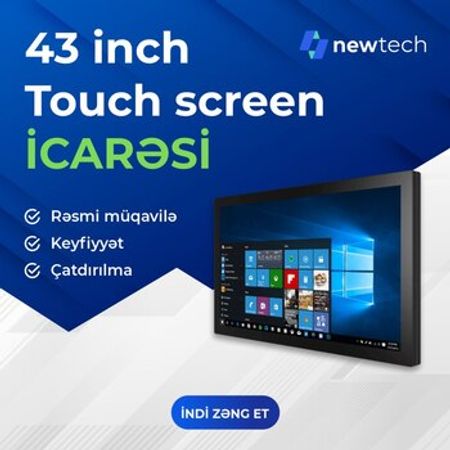 "43 İNCH Touch Screen" icarəsi