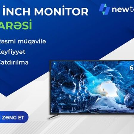 65 İNCH monitor icarəsi – Biznes üçün avadanlıq – ucuztap.az