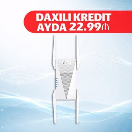 Wi-Fi siqnal gücləndirici TP-Link RE815XE Tri Band Wi-Fi 6E – Şəbəkə avadanlıqları – ucuztap.az