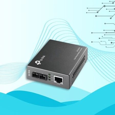 "TP-Link - MC100CM 10100Mbps" Multi-Mode Media Converter