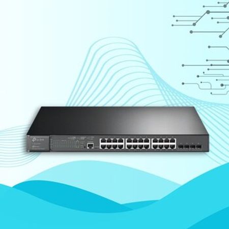 TL-SG3428MP JetStream 28-Port Gigabit L2+ Managed Switch with 24-Port PoE+