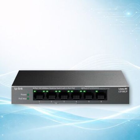 Kommutator TP-Link LS106LP PoE Desktop Switch – Şəbəkə avadanlıqları – ucuztap.az