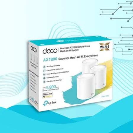 TP-Link Deco X20 Home Mesh Wi-Fi System (3 pack) – Şəbəkə avadanlıqları – ucuztap.az