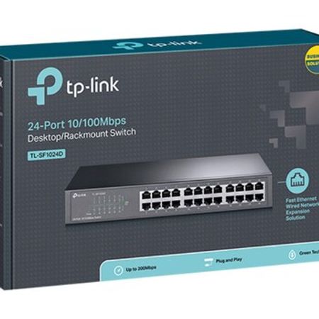 TP-Link - TL-SF1024D 24-port 10/100Mbps Desktop/Rackmount Switch – Şəbəkə avadanlıqları – ucuztap.az