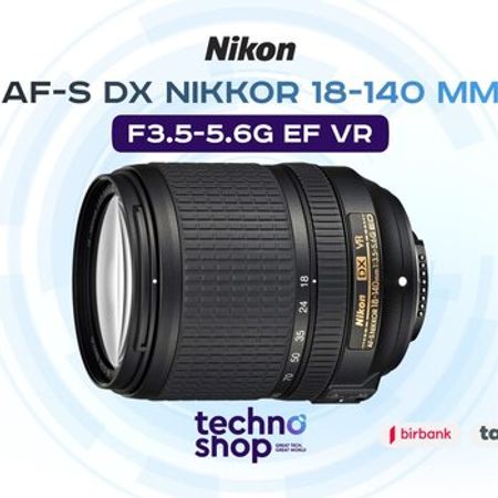 Linza "Nikon AF-S DX NİKKOR 18-140 mm f/3.5-5.6G EF VR"
