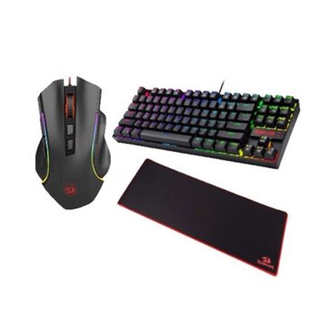 Redragon S116 Keyboard/Mouse/Mousepad 3in1 Combo, Black